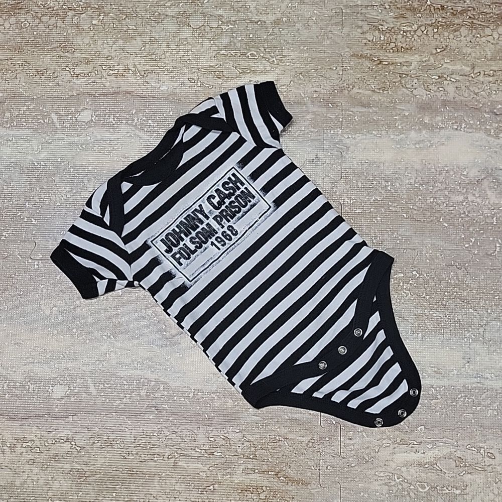 CASH BABY UNDERSHIRT FOLSOM PRISON 6 MONTHS